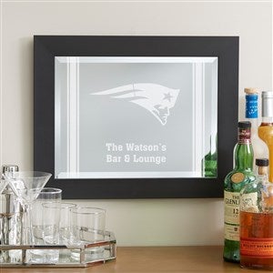 NFL New England Patriots Engraved Framed Wall Mirror - 16x20 - 49715