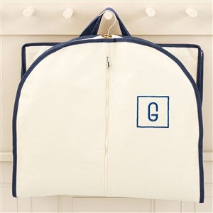 Classic Celebrations Embroidered Canvas Garment Bag- Navy - 49755-N