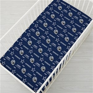 NFL Dallas Cowboys Personalized Crib Sheet - 49800