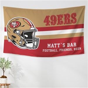NFL San Francisco 49ers Personalized Wall Tapestry - 49804
