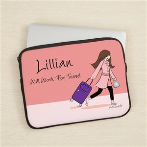 philoSophies Travel Personalized Laptop Sleeve - 13quot; Laptop - 49846