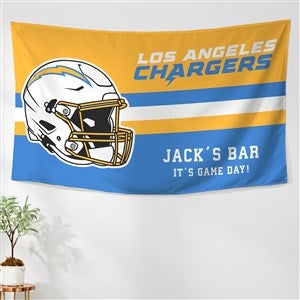 NFL Los Angeles Chargers Personalized Wall Tapestry - 49850