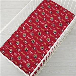 NFL San Francisco 49ers Personalized Crib Sheet - 49867