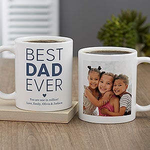 Best Dad Personalized Coffee Mug 11 oz.- White - 49870-S