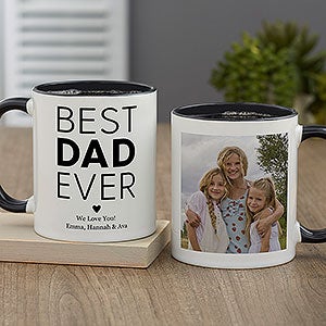 Best Dad Personalized Coffee Mug 11 oz.- Black - 49870-B