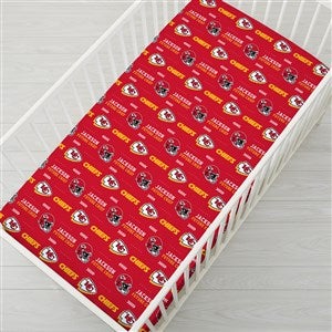 NFL Kansas City Chiefs Personalized Crib Sheet - 49878