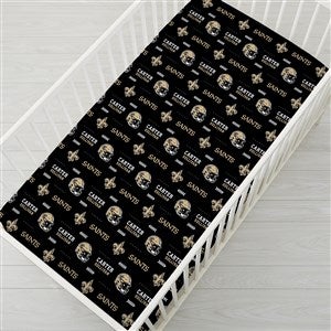 NFL New Orleans Saints Personalized Crib Sheet - 49882