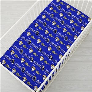 NFL Los Angeles Rams Personalized Crib Sheet - 49915