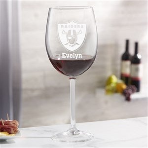 NFL Las Vegas Raiders Red Wine Glass - 49946-R