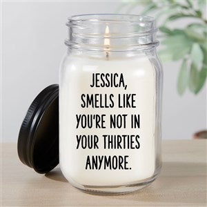 Smells Like Personalized Mason Jar Candle - 49949