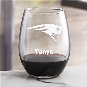 NFL New England Patriots Stemless Wine Glass - 49979-S