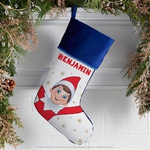 The Elf on the Shelf® Personalized Blue Christmas Stockings - 50071-BL