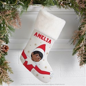 The Elf on the Shelf® Personalized Ivory Faux Fur Christmas Stockings - 50071-IF