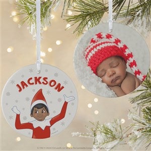 The Elf on the Shelf® Personalized Ornament- 3.75 Matte - 2 Sided - 50078-2L