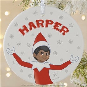 The Elf on the Shelf® Personalized Ornament- 3.75quot; Matte - 1 Sided - 50078-1L