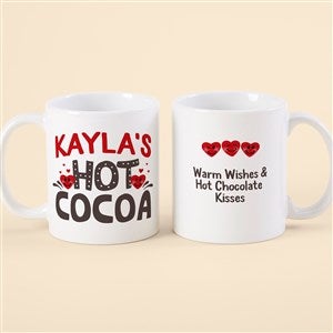 Hot Cocoa Personalized Mug 11 oz.- White - 50083-S