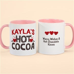 Hot Cocoa Personalized Mug 11 oz.- Pink - 50083-P