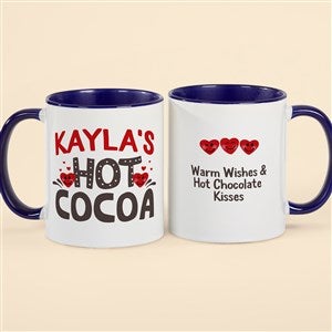 Hot Cocoa Personalized Mug 11 oz.- Blue - 50083-BL