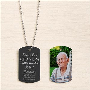 Forever My... Personalized Photo Memorial 2 Sided Dog Tag - 50115