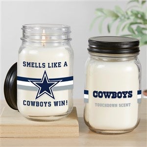 NFL Dallas Cowboys Personalized Farmhouse Candle Jar - 50130