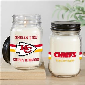 NFL Kansas City Chiefs Personalized Farmhouse Candle Jar - 50138