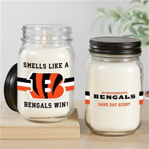 NFL Cincinnati Bengals Personalized Farmhouse Candle Jar - 50148