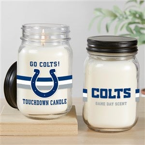 NFL Indianapolis Colts Personalized Farmhouse Candle Jar - 50151