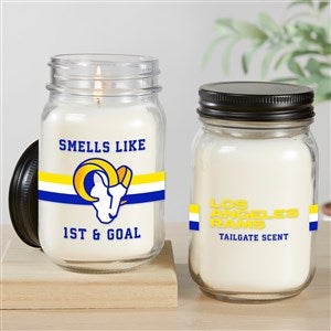 NFL Los Angeles Rams Personalized Farmhouse Candle Jar - 50154