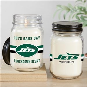 NFL New York Jets Personalized Farmhouse Candle Jar - 50156