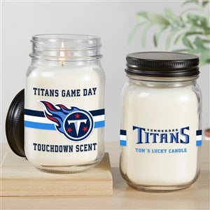 NFL Tennessee Titans Personalized Farmhouse Candle Jar - 50159