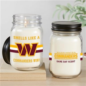 NFL Washington Football Team Personalized Farmhouse Candle Jar - 50160