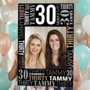 Repeating Birthday Personalized Photo Frame Prop - 50178