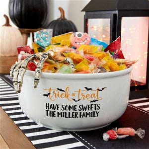 Classic Trick Or Treat  Personalized Candy Bowl - 50181