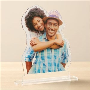 Couples Photo Acrylic Cutout Statuette-Vertical - 50243-V