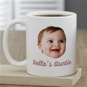 Photo Face Cutout Personalized Coffee Mug 11 oz.- White - 50285-S