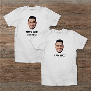 Photo Face Cutout Personalized Hanes® Adult T Shirt - 50288-T