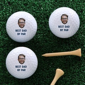 Photo Face Cutout Golf Ball Set of 3 - Non Branded - 50299-B