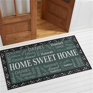 Classic Family Repeating Name Personalized Oversized Doormat- 24x48 - 50310-O