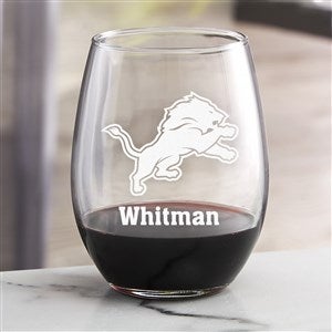 NFL Detroit Lions Stemless Wine Glass - 50461-S