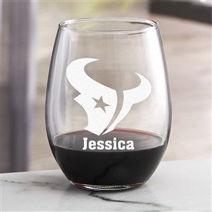 NFL Houston Texans Stemless Wine Glass - 50462-S