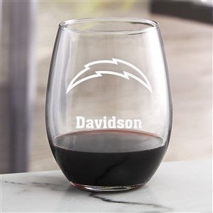 NFL Los Angeles Chargers Stemless Wine Glass - 50465-S