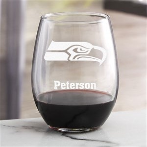 NFL Seattle Seahawks Stemless Wine Glass - 50469-S