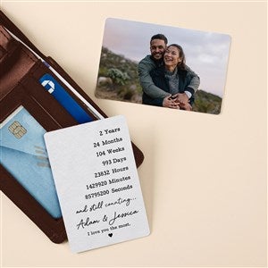 My Forever Personalized Metal Wallet Card - 50498