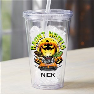 Hot Wheels™ Halloween Personalized 17 oz. Insulated Acrylic Tumbler - 50509