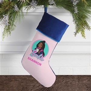 Barbie™ Holiday Personalized Purple Stockings - 50510-P