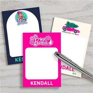 Barbie™ Holiday Personalized Mini Notepad Set of 3 - 50516