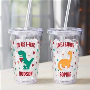 Dino-Mite Personalized 17 oz. Insulated Acrylic Tumbler - 50546