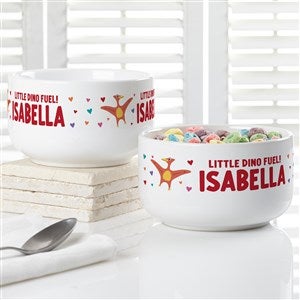 Dino-Mite Personalized 14 oz. Kids Cereal Bowl - 50559