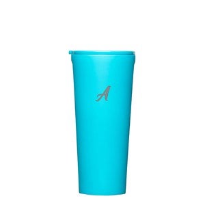 Engraved Corkcicle Monogram 24oz Large Tumbler in Capri Blue - 50602