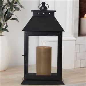 Black Decorative Candle Lantern - 50643